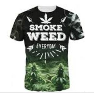 Smoke weed Friday 3D Street wear t-shirt